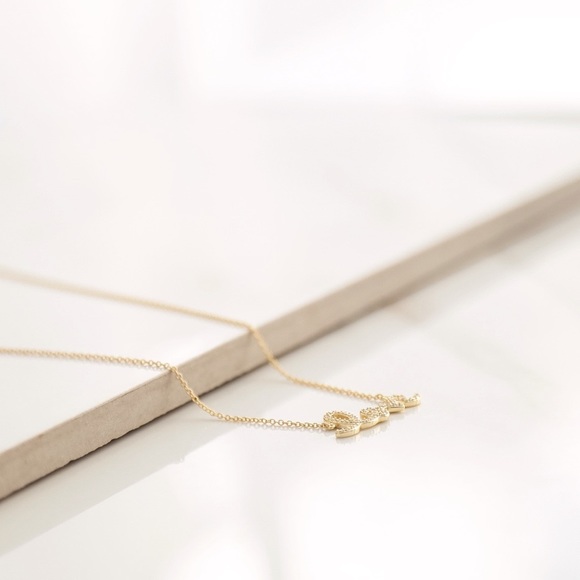Love Crystal Necklace | 14k Gold Plated - Picture 4 of 8